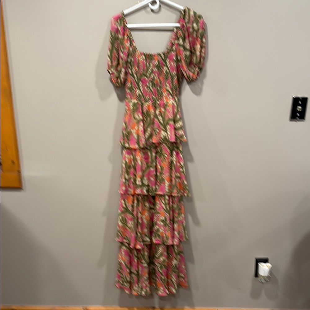 Floral Tiered Maxi Dress